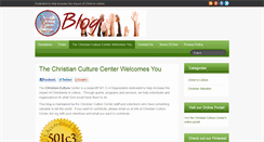 Desktop Screenshot of christianculturecenter.com